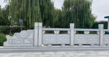 玉溪 芝麻灰桥栏杆、河道栏杆安装效果