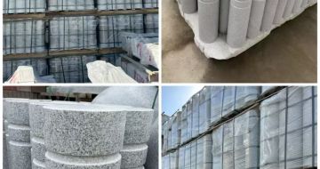 玉溪 芝麻白花岗岩挡车柱、隔离柱多少钱