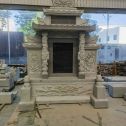 玉溪 芝麻灰高档墓碑、土墓，一套也支持定做