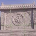 玉溪 芝麻白花岗岩屏风，照壁，影壁