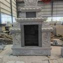 玉溪 芝麻灰高档墓碑、土墓，一套也支持定做
