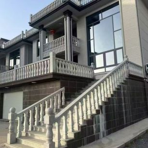 玉溪 芝麻白别墅阳台栏杆，楼梯栏杆