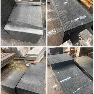 玉溪 芝麻黑地铺石材