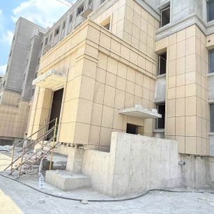 玉溪 黄金麻干挂，工地实拍