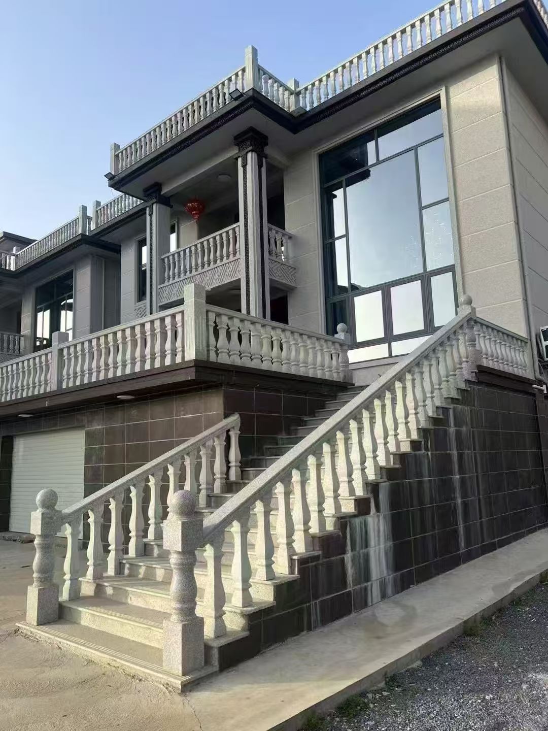 玉溪 芝麻白别墅阳台栏杆，楼梯栏杆