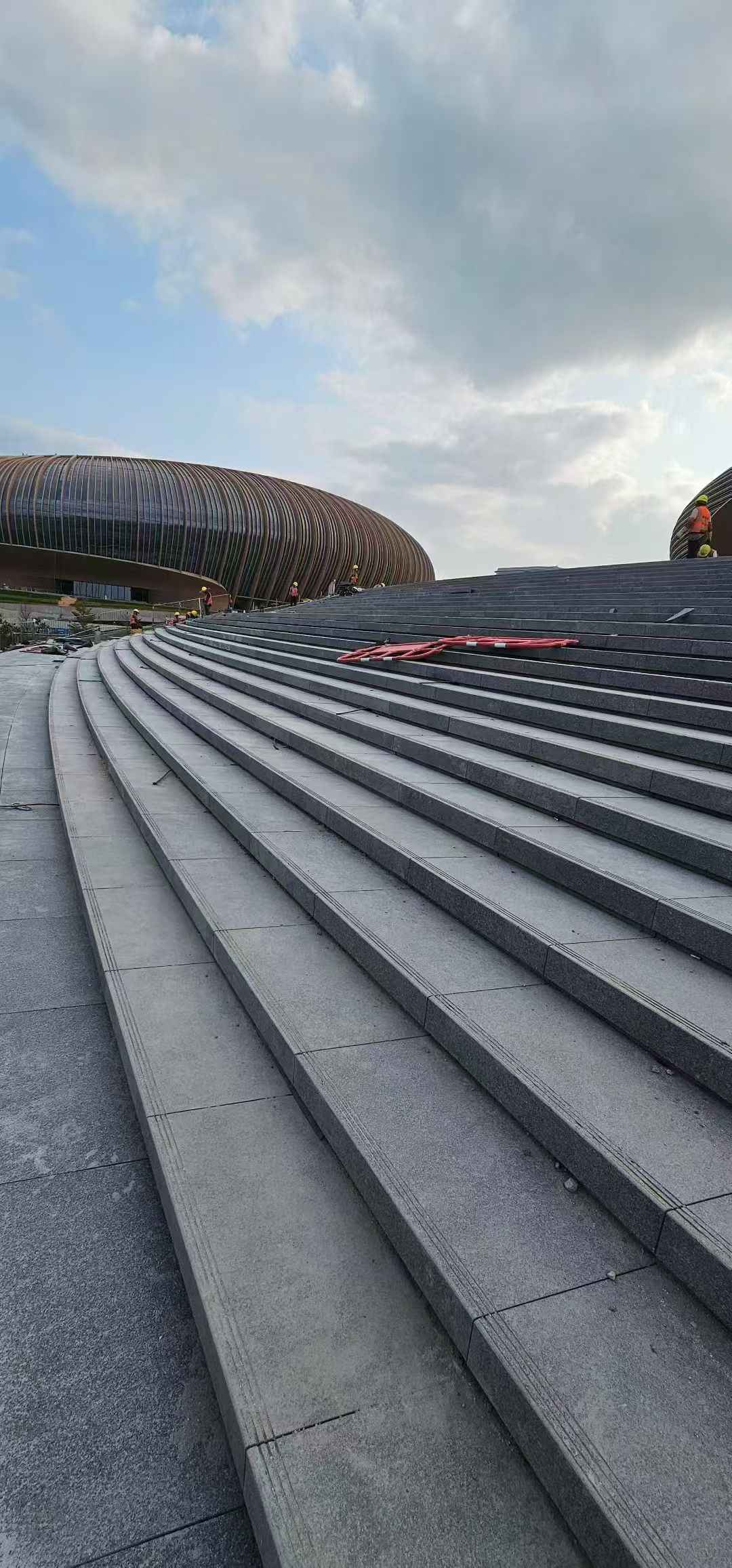玉溪 弧形整石台阶铺装效果图