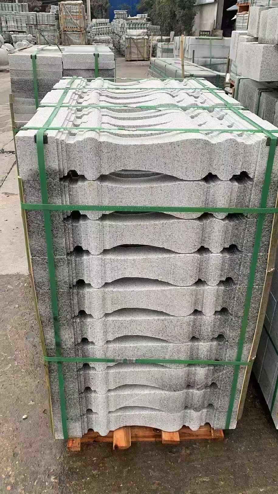 玉溪 芝麻白方形拉丝面，栏杆花瓶柱