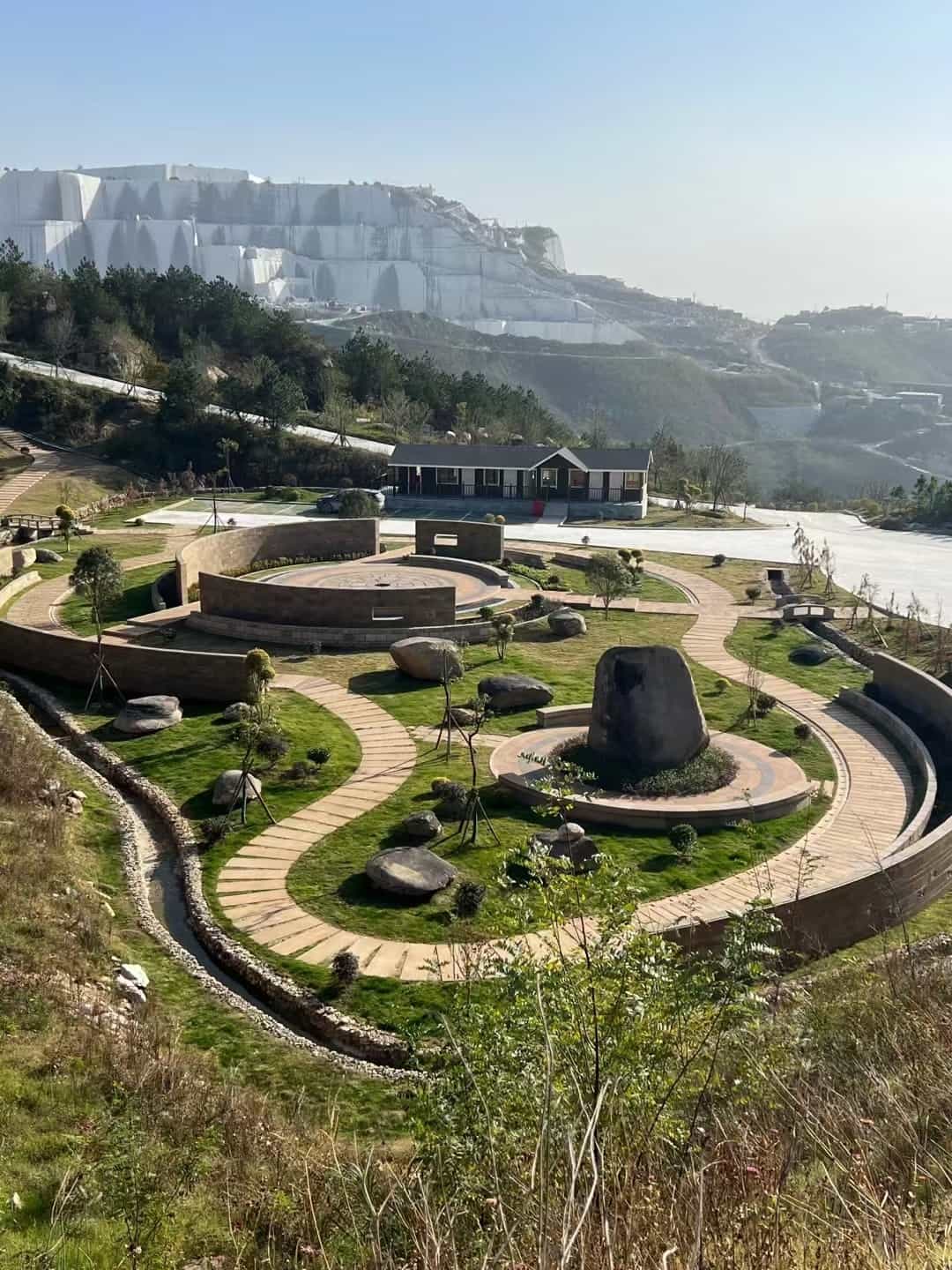 玉溪仿古石铺装整体效果