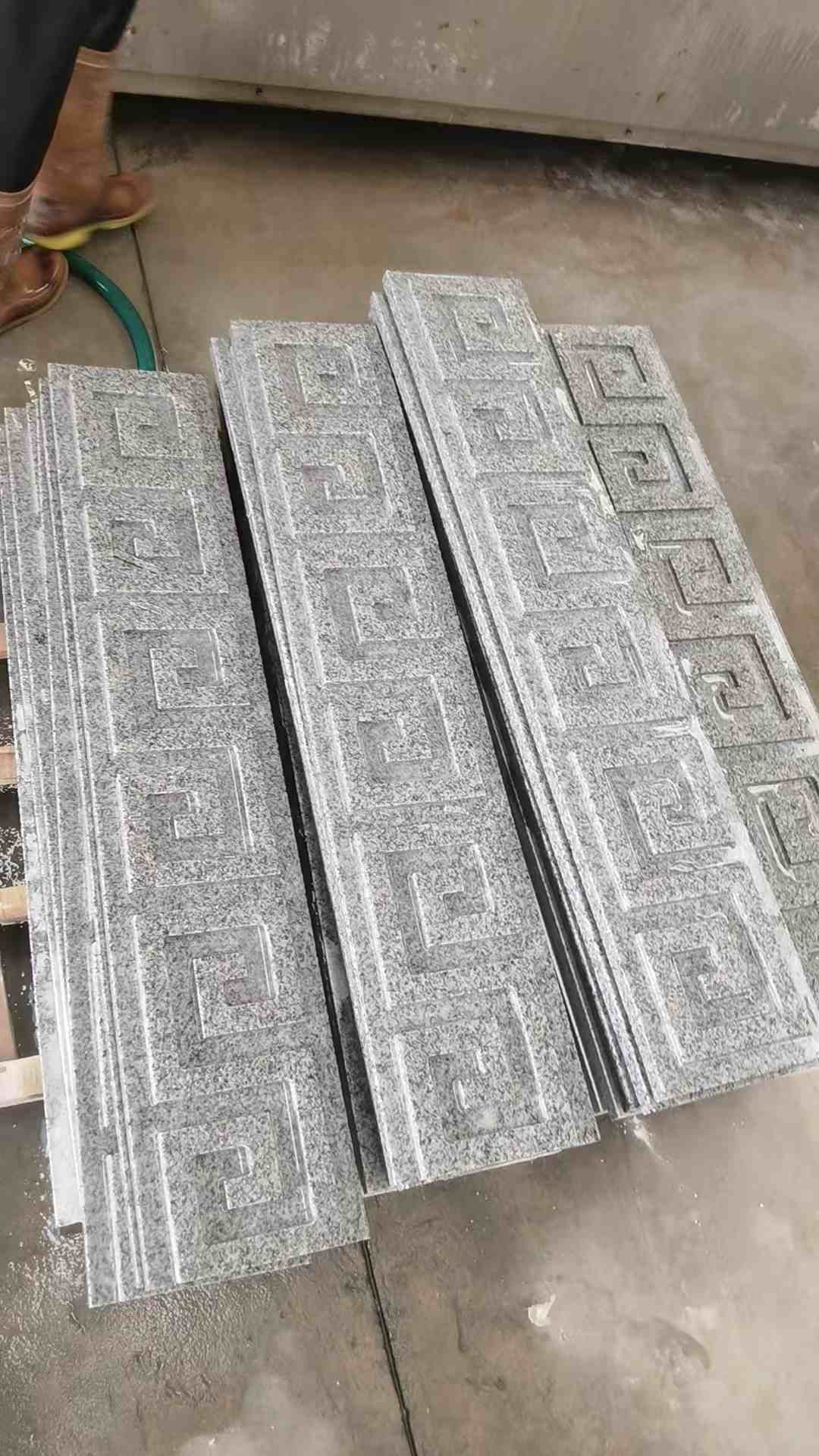 玉溪 别墅回纹线条，雕刻