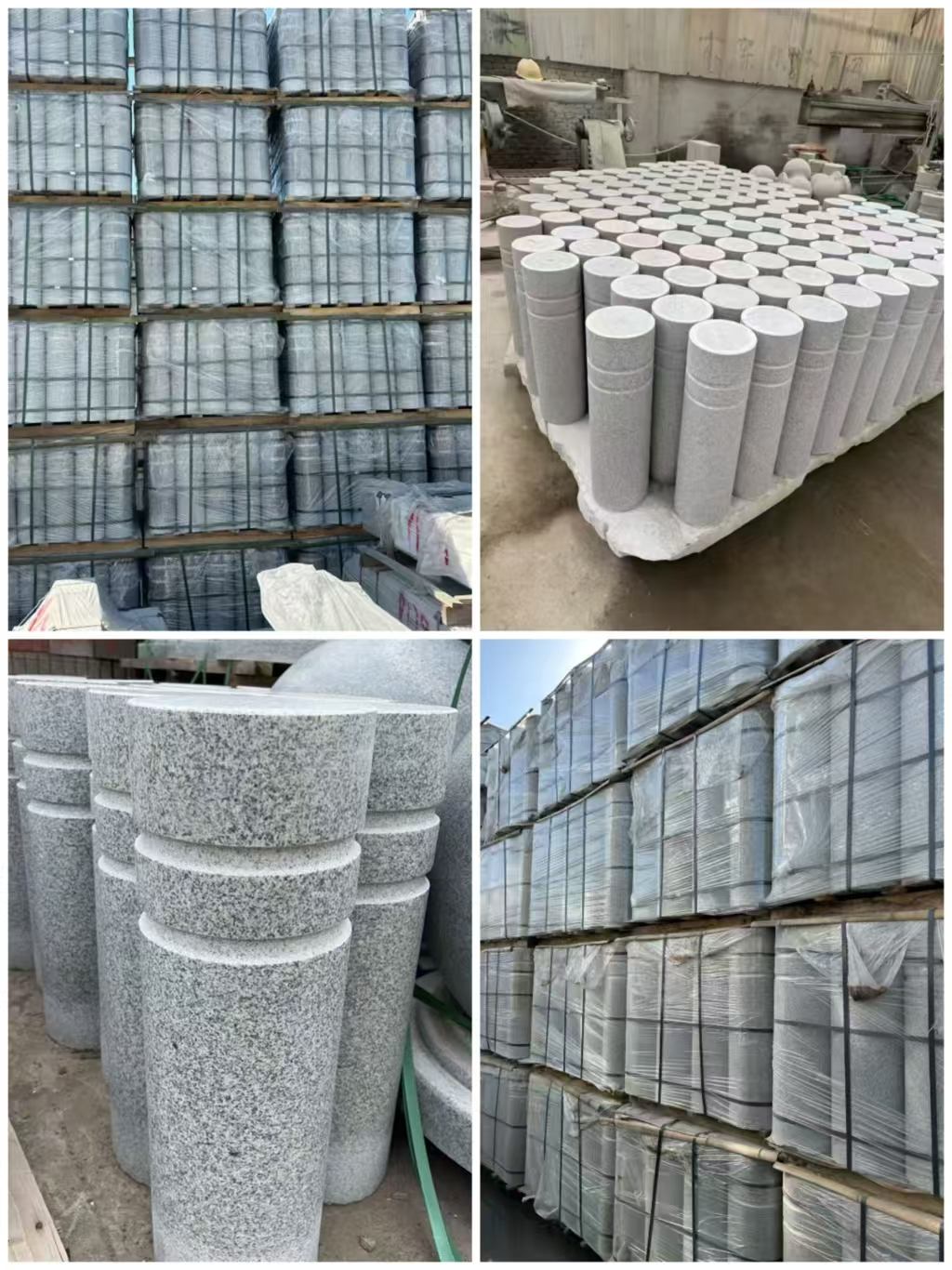 玉溪 芝麻白花岗岩挡车柱、隔离柱多少钱