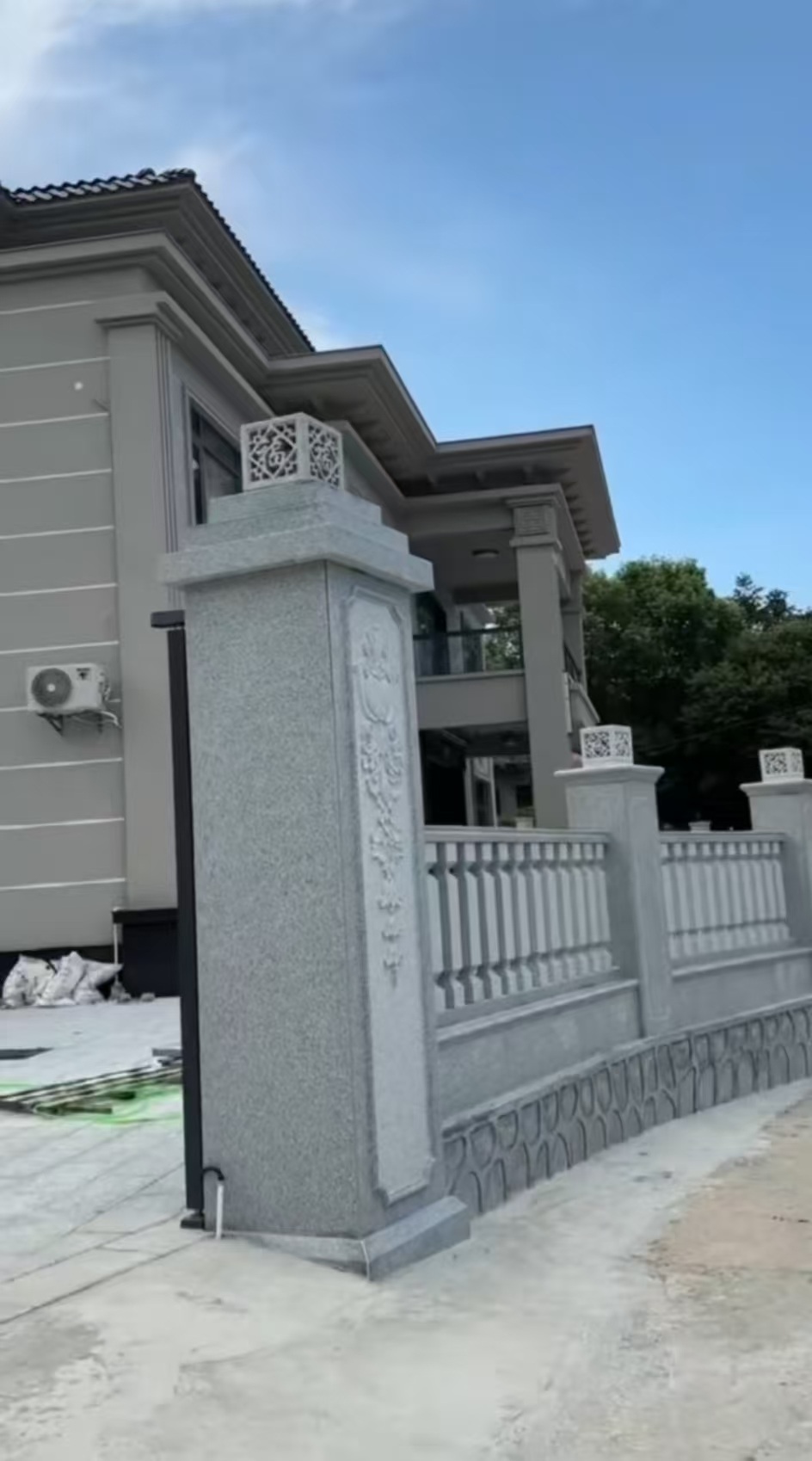 玉溪 芝麻白别墅围墙栏杆，私人订制