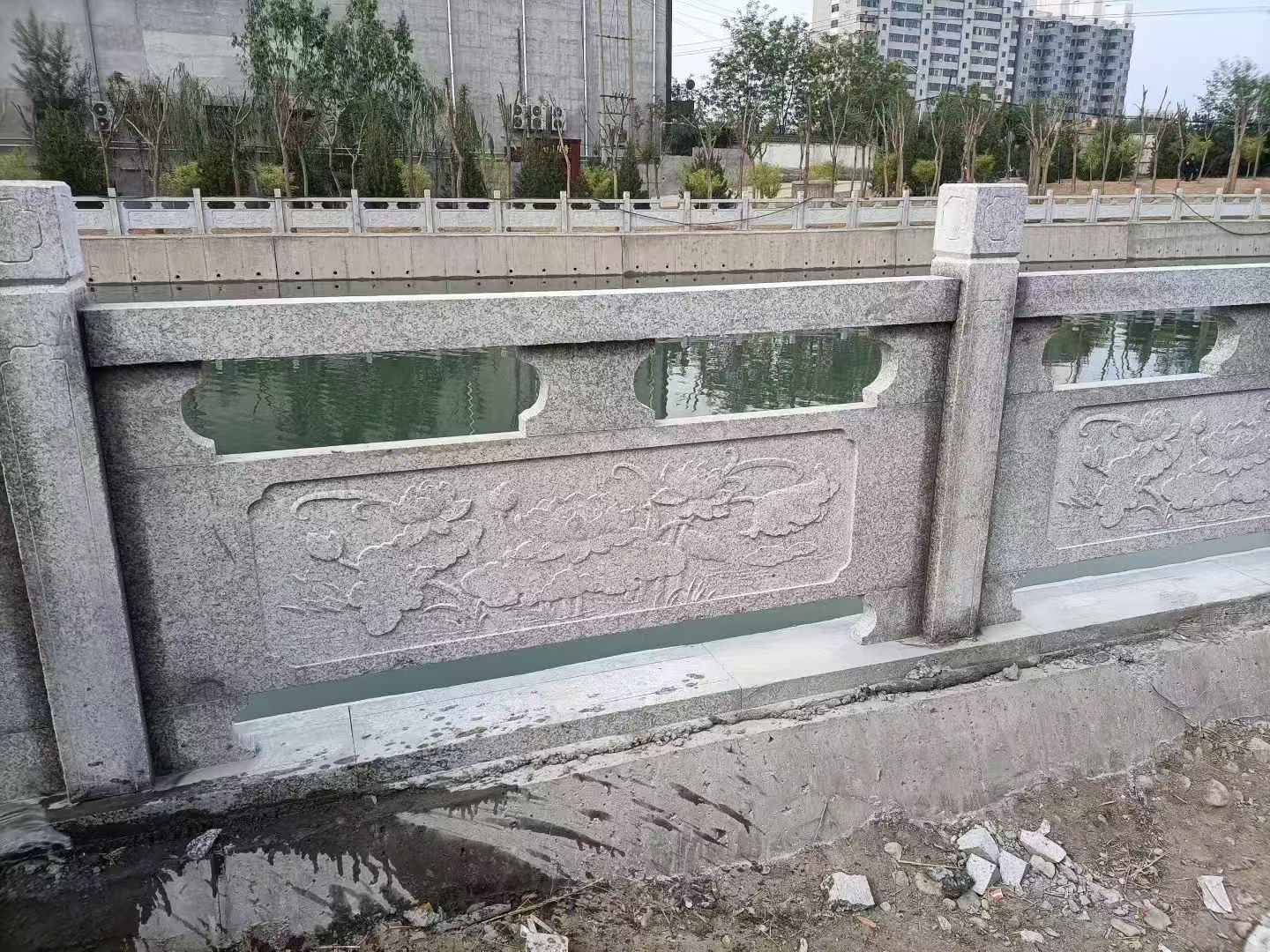 玉溪 芙蓉白大花桥梁、河道,石材栏杆、围栏、护栏